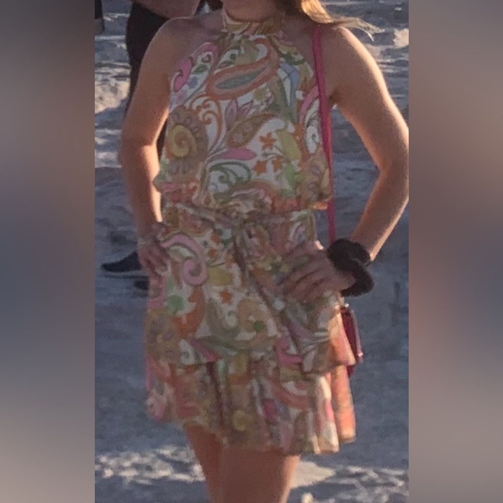 Flying Tomato White and Pink Dress